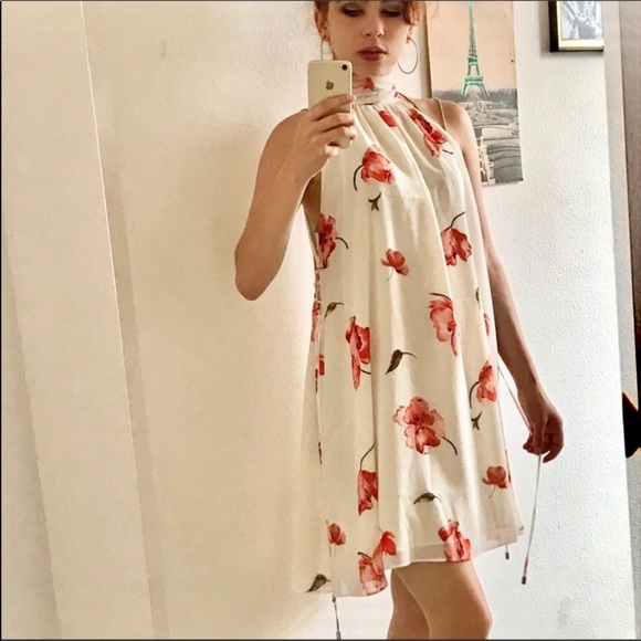 Haute Hippie Morrison Floral Silk Dress L - Picture 7 of 9